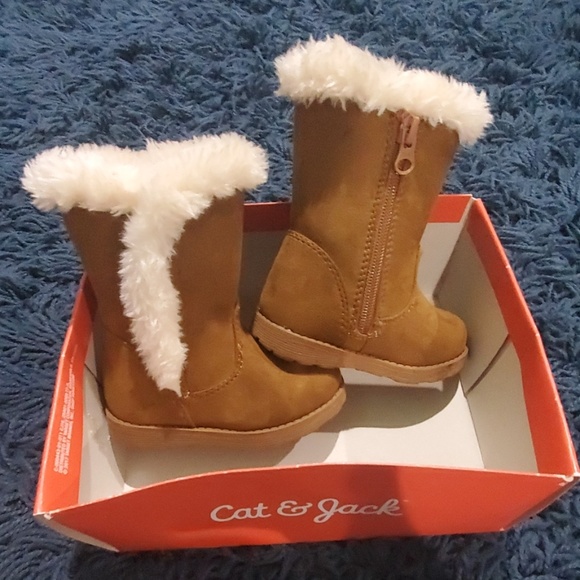 Cat & Jack Toddler Girl boots size 5 new never wor - Picture 1 of 5